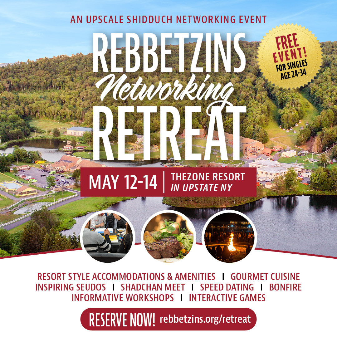 Join us for the Rebbetzins Retreat, November 4th